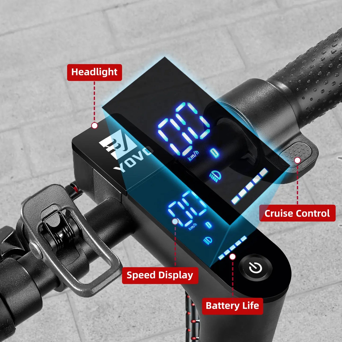 Urbanfish U5 PRO Electric Scooter, 19 MPH Max Speed, 21 Miles Range, 500W Motor, Long Range Battery, 8.5'' Solid Tires, Climbable, Dual Brakes, App, Foldable Portable Commuter Scooter, Perfect Gift for Adults Teens