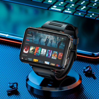 4G Smartwatch with 2.64-Inch Display, SIM Card Support, Wi-Fi, GPS, Dual Cameras, Dual Operating Systems, and 128GB App Storage