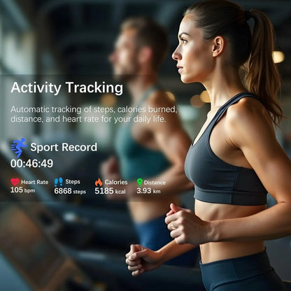 Smart Ring : a Waterproof Wearable Fitness Tracker and Health Monitor Featuring Heart Rate and Body Temperature Monitoring, Sleep Tracking, Stress Monitoring, and Cycling Reminders | Automatic Activity Tracking Summerwins