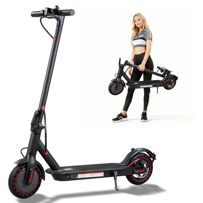 Urbanfish U5 PRO Electric Scooter, 19 MPH Max Speed, 21 Miles Range, 500W Motor, Long Range Battery, 8.5'' Solid Tires, Climbable, Dual Brakes, App, Foldable Portable Commuter Scooter, Perfect Gift for Adults Teens