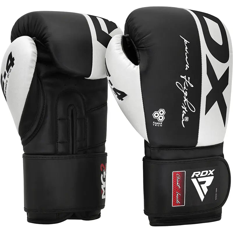 RDX F4 Sparring Gloves 2 Gloves with Kalixa Skin Maya Hide Leather. Boxing Equipment Protective Gear