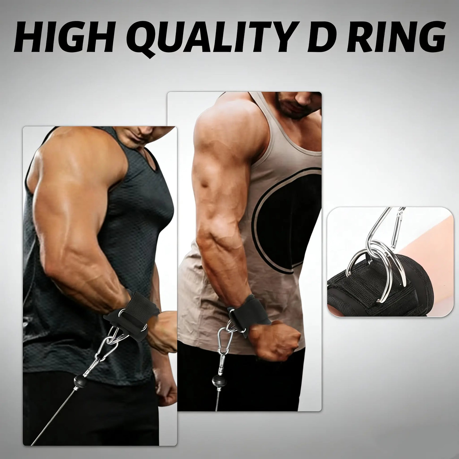 2 Pack Dual D-Ring Weight Lifting Straps, Upgraded Design, Enhanced Stability, Thick Durable Material, Secure Fit, Strong Grip for Weightlifting, Gym Training, Bodybuilding & Deadlifts